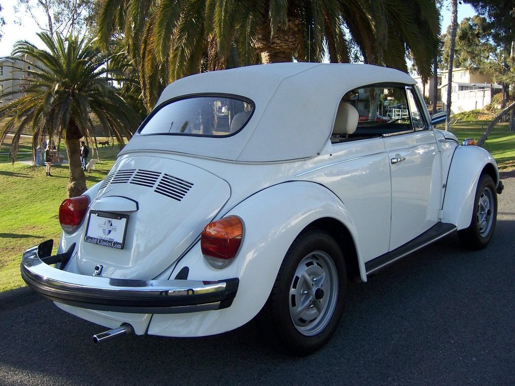 1979 Volkswagen Super Beetle Triple White Cabriolet - 10314095 - 19