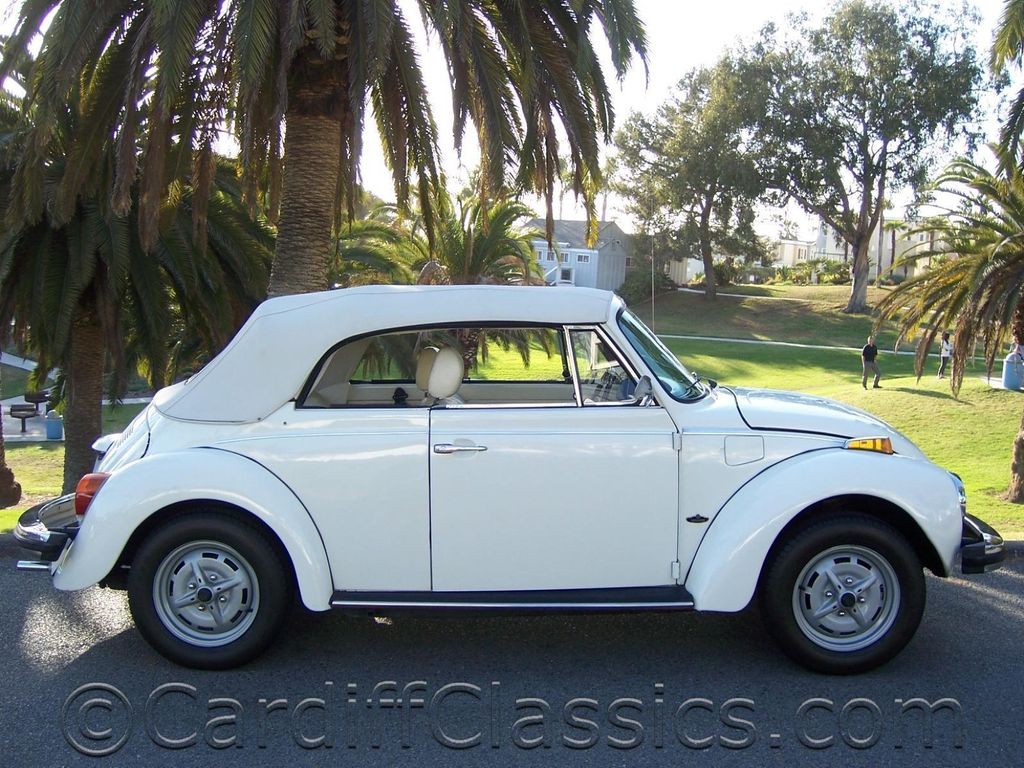 1979 Volkswagen Super Beetle Triple White Cabriolet - 10314095 - 21