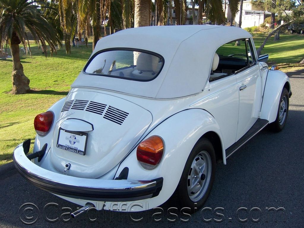 1979 Volkswagen Super Beetle Triple White Cabriolet - 10314095 - 22