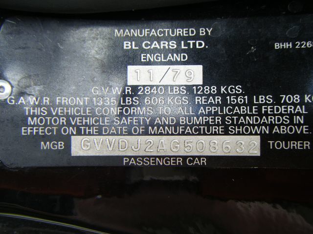 1980 MG MGB 2DR - 3047112 - 45