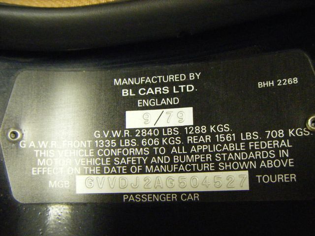 1980 MG MGB LIMITED EDITION - 3442364 - 30