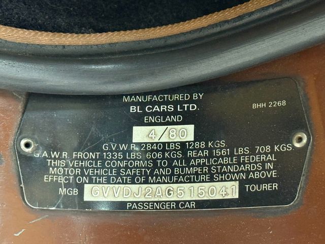 1980 MG ROADSTER  - 22888023 - 49