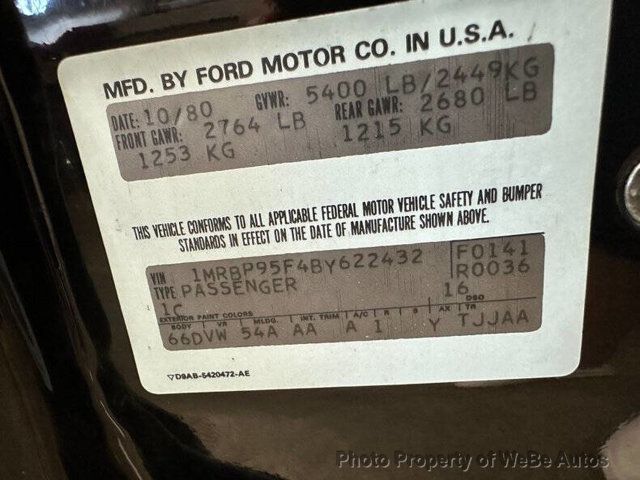 1981 Lincoln Mark VI Base Trim - 23041394 - 42