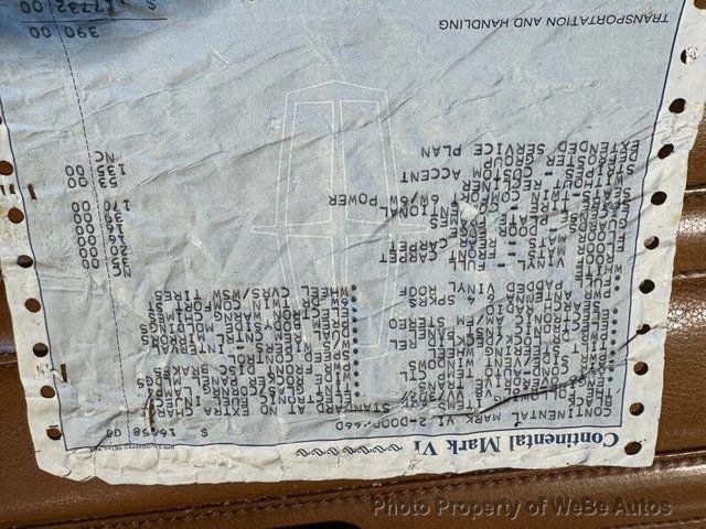 1981 Lincoln Mark VI Base Trim - 23041394 - 66