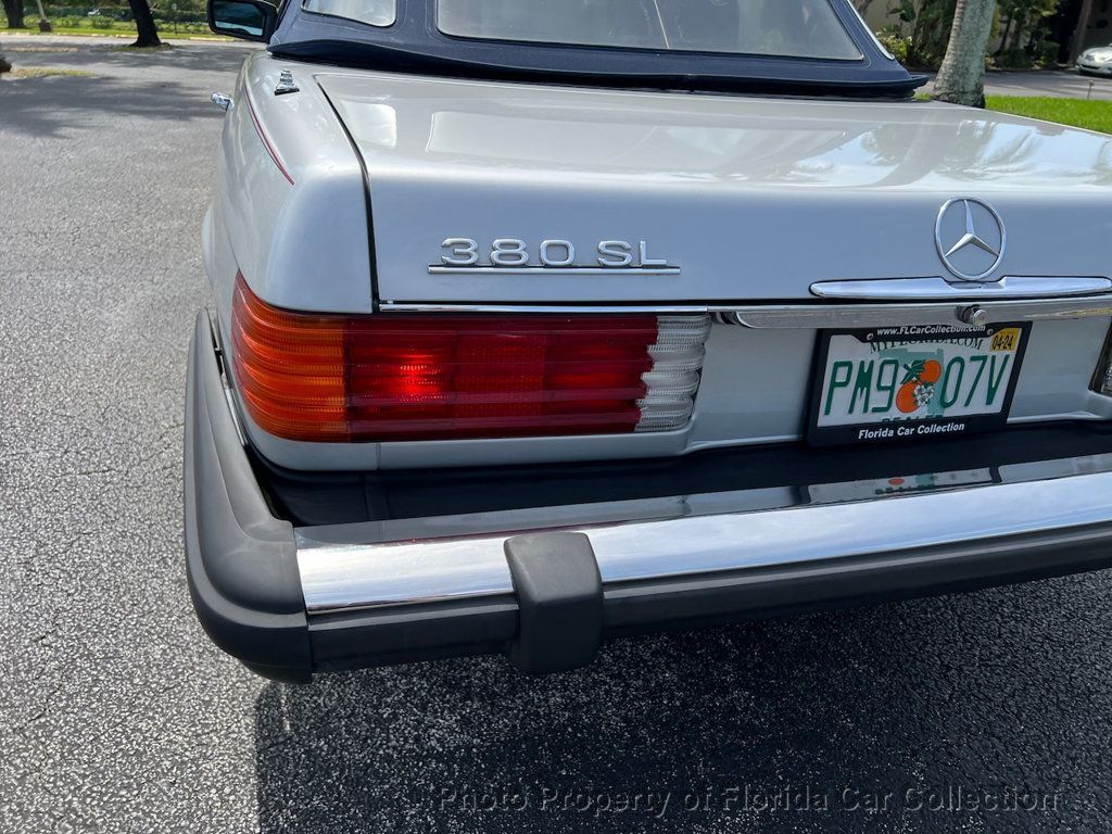 1982 Mercedes-Benz 380 SL 380SL Convertible Roadster - 22350678 - 20