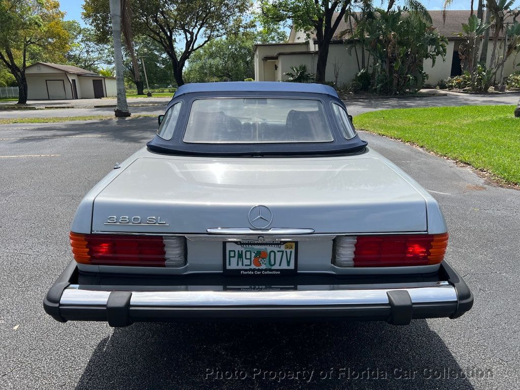 1982 Mercedes-Benz 380 SL 380SL Convertible Roadster - 22350678 - 5