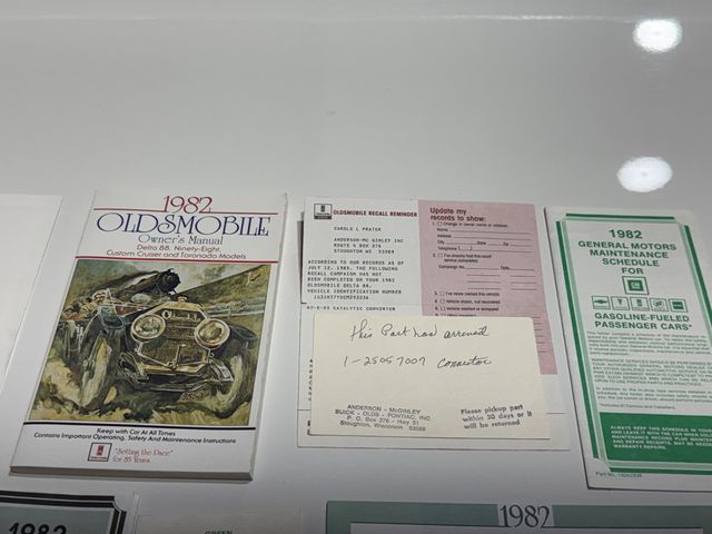 1982 Oldsmobile Delta 88 ONLY 8,927 ORIGINAL MILES - ONLY 2 OWNERS - 22982700 - 94