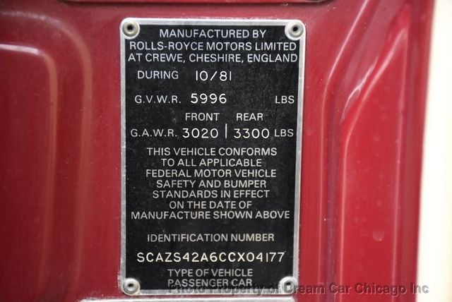 1982 Rolls-Royce Silver Spirit  - 22775788 - 66