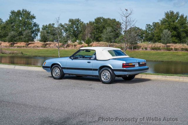 1983 Ford Mustang GLX Convertible Low Miles - 22314782 - 85