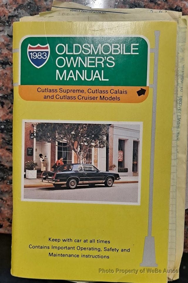 1983 Oldsmobile Cutlass Supreme Brougham For Sale - 22964427 - 58