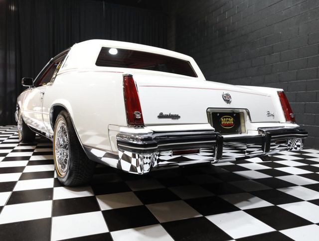 1984 Cadillac Eldorado Biarritz WHITE OVER RED GREAT CONDITION - 22985794 - 22