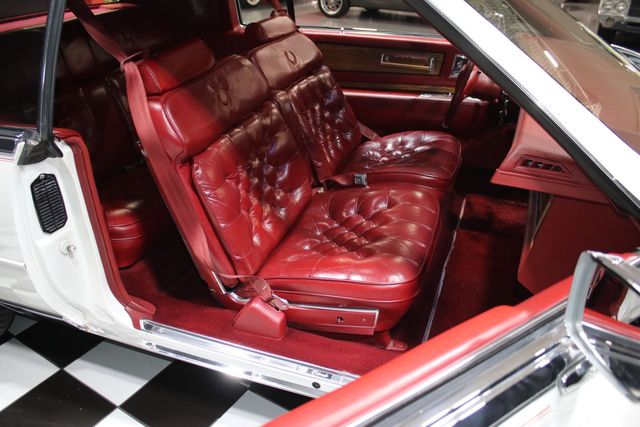 1984 Cadillac Eldorado Biarritz WHITE OVER RED GREAT CONDITION - 22985794 - 37