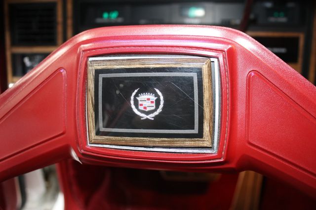 1984 Cadillac Eldorado Biarritz WHITE OVER RED GREAT CONDITION - 22985794 - 50