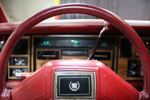 1984 Cadillac Eldorado Biarritz WHITE OVER RED GREAT CONDITION - 22985794 - 51