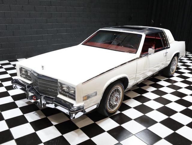 1984 Cadillac Eldorado Biarritz WHITE OVER RED GREAT CONDITION - 22985794 - 5