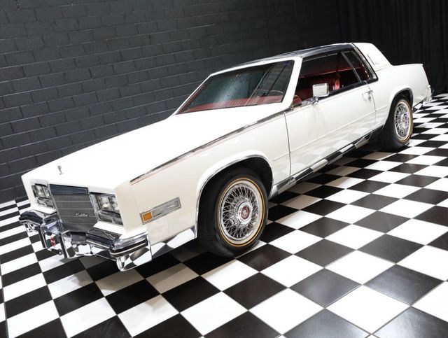 1984 Cadillac Eldorado Biarritz WHITE OVER RED GREAT CONDITION - 22985794 - 7