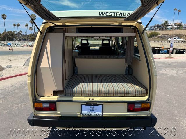 1984 Volkswagen Vanagon Westfalia Camper  - 23037142 - 73