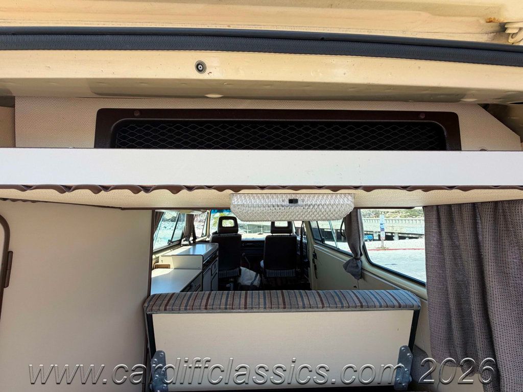1984 Volkswagen Vanagon Westfalia Camper  - 23037142 - 77