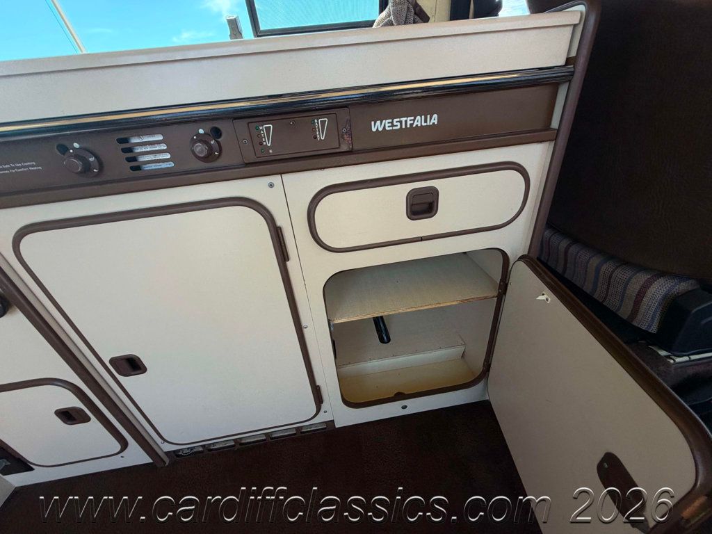 1984 Volkswagen Vanagon Westfalia Camper  - 23037142 - 88