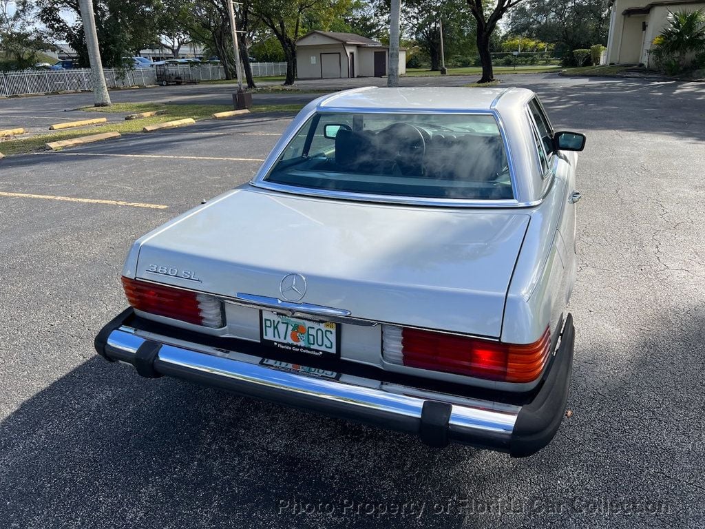 1985 Mercedes-Benz 380 SL Roadster Convertible Hardtop R107 - 22735456 - 17