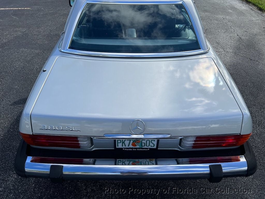 1985 Mercedes-Benz 380 SL Roadster Convertible Hardtop R107 - 22735456 - 19