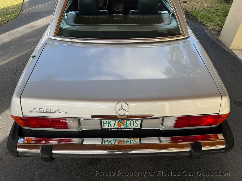 1985 Mercedes-Benz 380 SL Roadster Convertible Hardtop R107 - 22735456 - 36