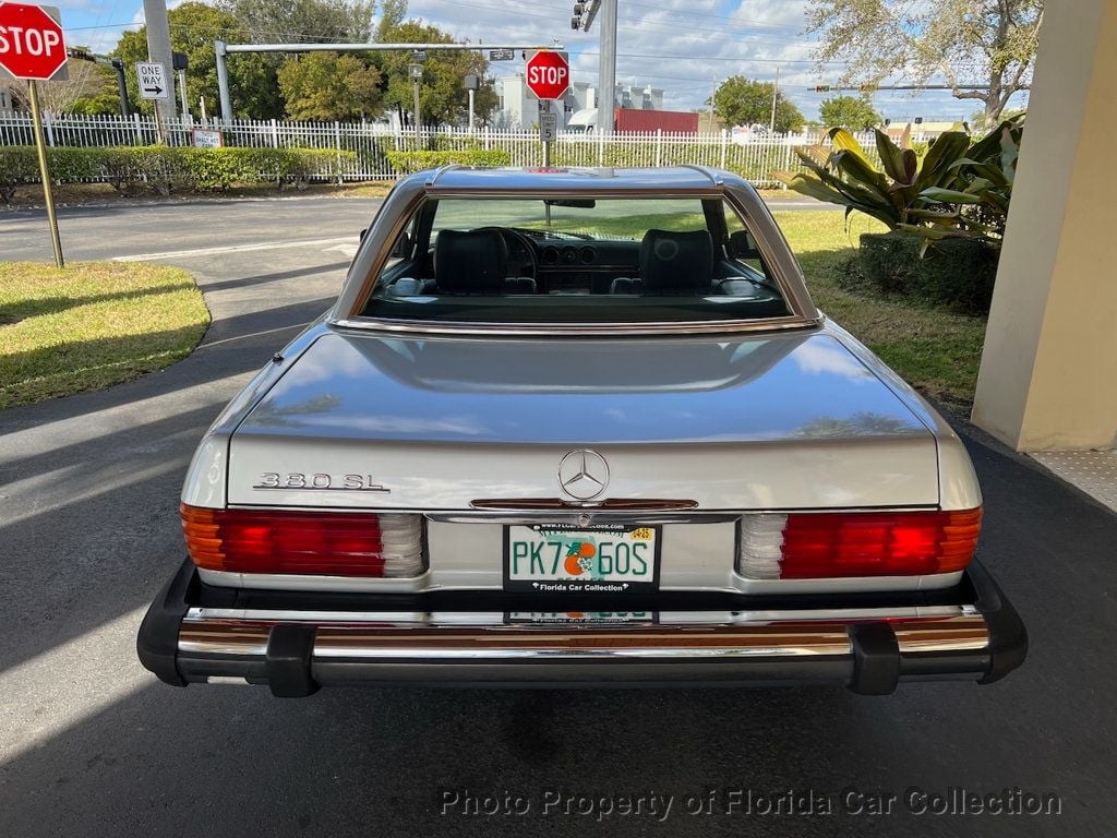 1985 Mercedes-Benz 380 SL Roadster Convertible Hardtop R107 - 22735456 - 39