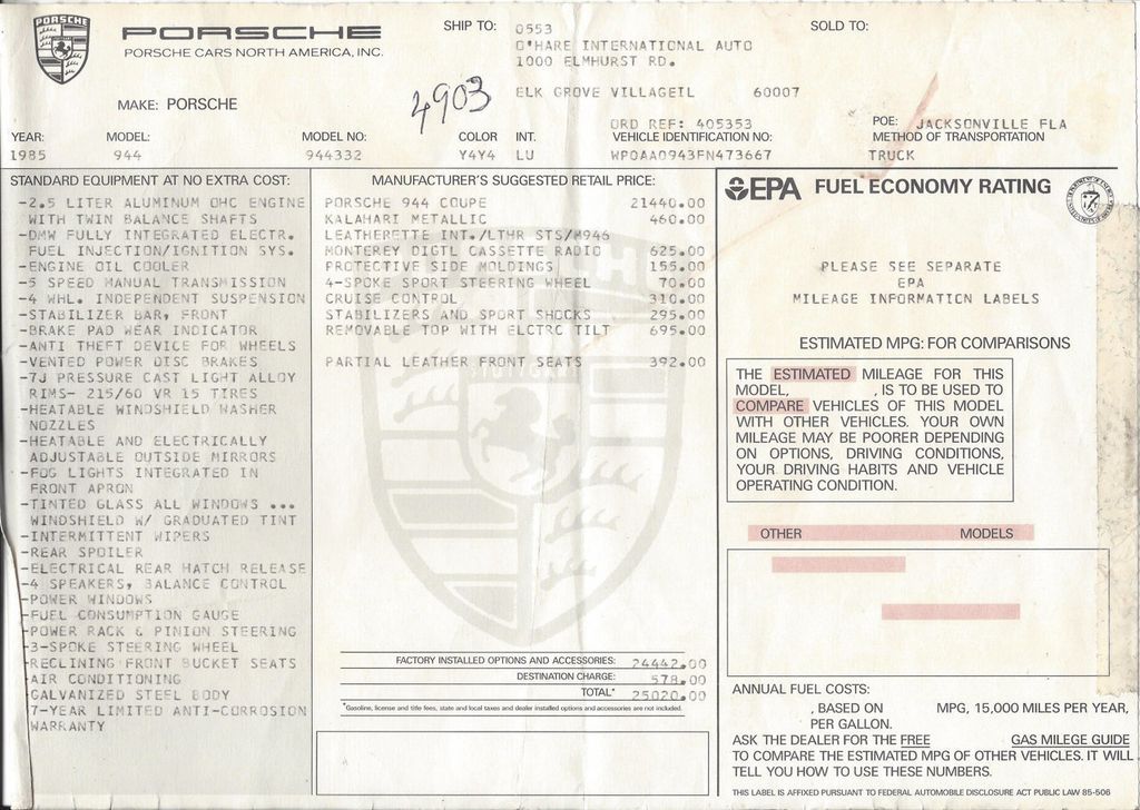 1985 Porsche 944  - 21894907 - 30