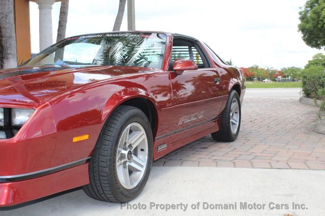 1986 Chevrolet Camaro IROC Z28 , T-TOPS ,575 MILES, OWN FOR $ 509 - 21426846 - 22