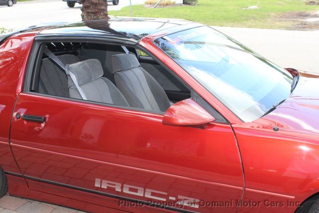 1986 Chevrolet Camaro IROC Z28 , T-TOPS ,575 MILES, OWN FOR $ 509 - 21426846 - 55