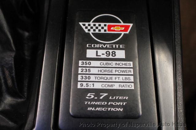1986 Chevrolet Corvette Convertible - Pace Car Edition - 22957846 - 25