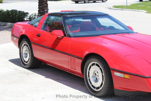 1986 Chevrolet Corvette SUPER LOW MILEAGE STUNNING EXAMPLE, AUTOMATIC - 21891755 - 1