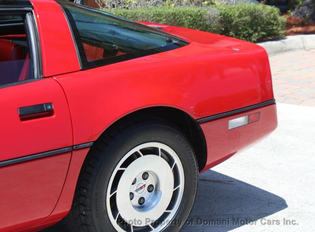 1986 Chevrolet Corvette SUPER LOW MILEAGE STUNNING EXAMPLE, AUTOMATIC - 21891755 - 35