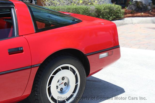 1986 Chevrolet Corvette SUPER LOW MILEAGE STUNNING EXAMPLE, AUTOMATIC - 21891755 - 37