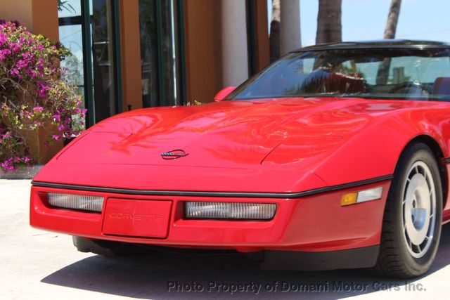 1986 Chevrolet Corvette SUPER LOW MILEAGE STUNNING EXAMPLE, AUTOMATIC - 21891755 - 40