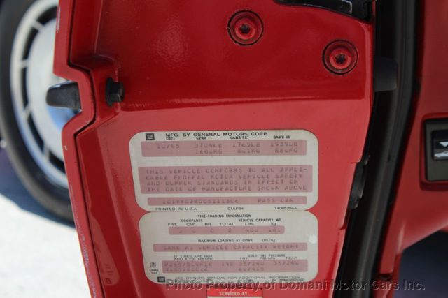 1986 Chevrolet Corvette SUPER LOW MILEAGE STUNNING EXAMPLE, AUTOMATIC - 21891755 - 44