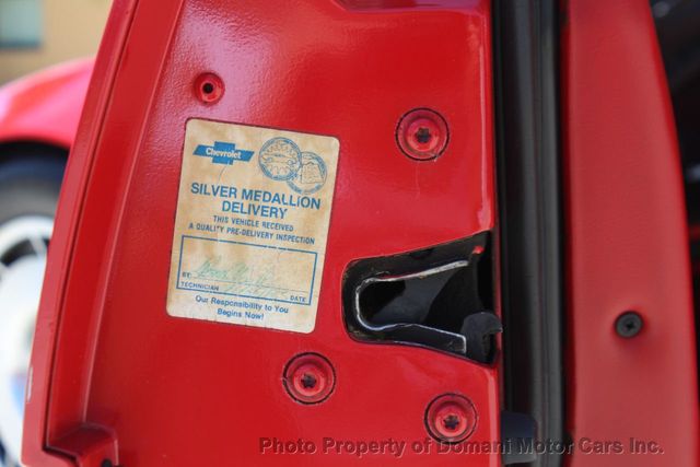 1986 Chevrolet Corvette SUPER LOW MILEAGE STUNNING EXAMPLE, AUTOMATIC - 21891755 - 46