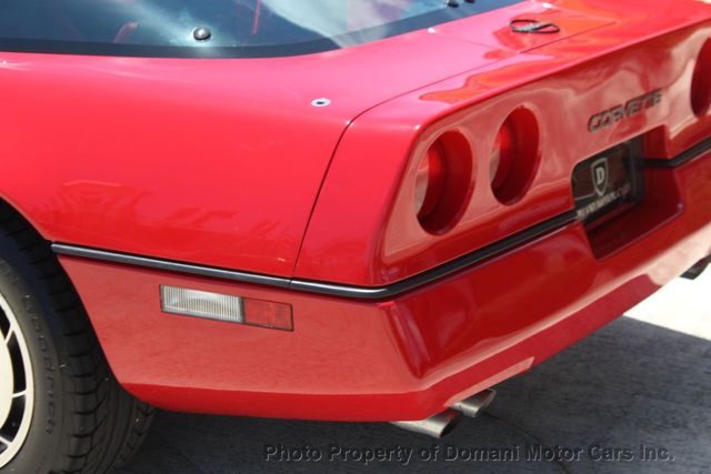 1986 Chevrolet Corvette SUPER LOW MILEAGE STUNNING EXAMPLE, AUTOMATIC - 21891755 - 52