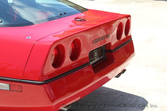 1986 Chevrolet Corvette SUPER LOW MILEAGE STUNNING EXAMPLE, AUTOMATIC - 21891755 - 53