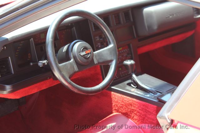 1986 Chevrolet Corvette SUPER LOW MILEAGE STUNNING EXAMPLE, AUTOMATIC - 21891755 - 62