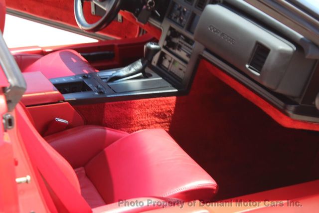 1986 Chevrolet Corvette SUPER LOW MILEAGE STUNNING EXAMPLE, AUTOMATIC - 21891755 - 80
