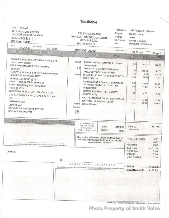 1986 Porsche 911 Carrera - 23017893 - 13
