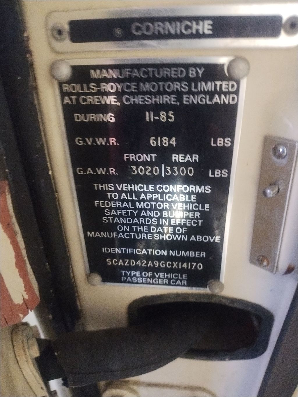 1986 Rolls-Royce Corniche Corniche II Mulliner Park Ward 1 Owner - 22878670 - 92
