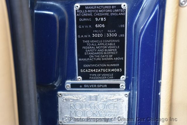 1986 Rolls-Royce Silver Spur  - 22775799 - 68