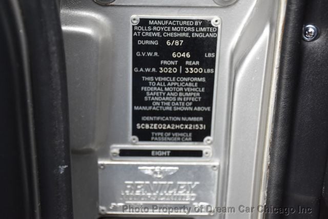 1987 Bentley Eight  - 22821080 - 63