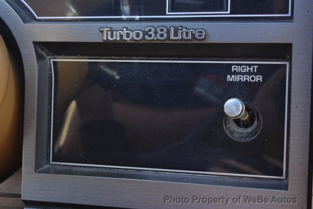 1987 Buick Regal Turbocharged, T-Tops, Low Miles - 23050901 - 69