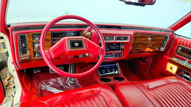 1987 Cadillac Brougham 4dr Sedan with Sunroof, Red Interior & Smartphone Integration - 22971794 - 12