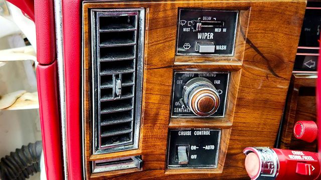 1987 Cadillac Brougham 4dr Sedan with Sunroof, Red Interior & Smartphone Integration - 22971794 - 16