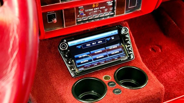 1987 Cadillac Brougham 4dr Sedan with Sunroof, Red Interior & Smartphone Integration - 22971794 - 17