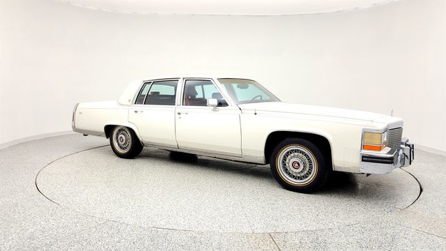 1987 Cadillac Brougham 4dr Sedan with Sunroof, Red Interior & Smartphone Integration - 22971794 - 2